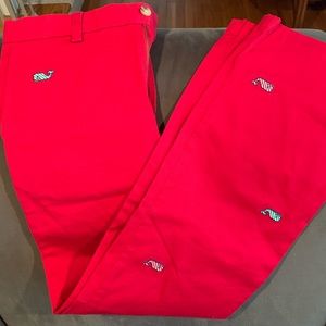 Vineyard Vines Boys Holiday Pants size 14.